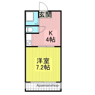 コーポラスT T【3階】の間取り