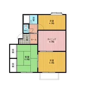 ガーデンハイツ青木【1階】の間取り