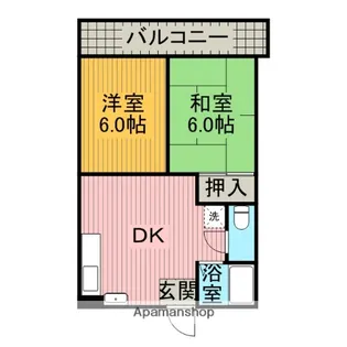山口県岩国市今津町3丁目【マンション】の間取り