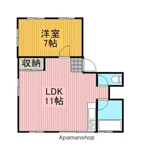 スプリングコート【2階】の間取り