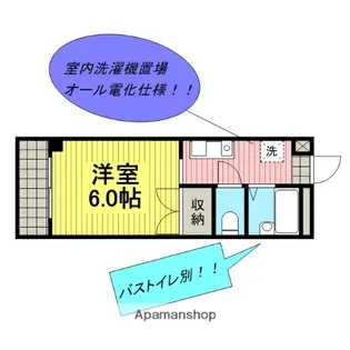 エメラルドハイツ【2階】の間取り