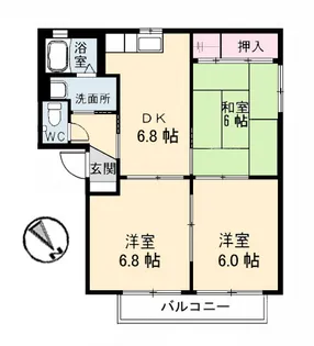 プティボア21【1階】の間取り