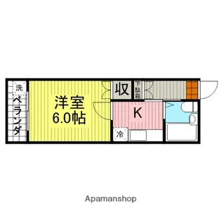 デージータウン元町【502号室】の間取り