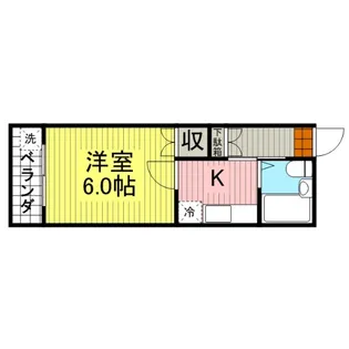 デージータウン元町【3階】の間取り