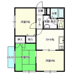 メンバーズスクエア藤河【2階】の間取り
