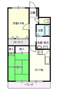 山口県岩国市麻里布町6丁目【マンション】の間取り