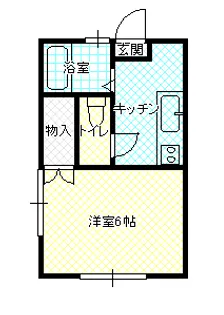 ネオユキエイト【1階】の間取り