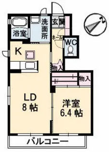 シャーメゾングッドライフ【1階】の間取り