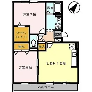 グランパルク【2階】の間取り