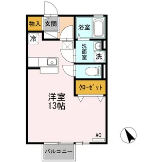 プレミール【1階】の間取り