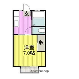 メゾン 矢原【2階】の間取り