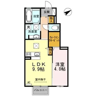 Dーroom ひまわり【2階】の間取り