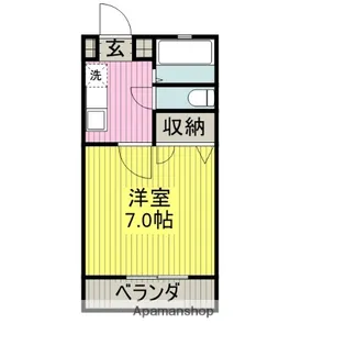 メープルコート うらら【1階】の間取り