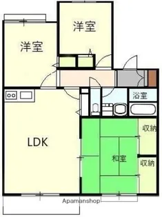 いのうえコーポAB【2階】の間取り