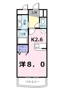 シャン・ド・フレーズⅡ【1階】の間取り