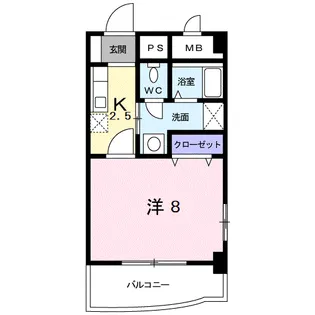 グロース・バウム【3階】の間取り