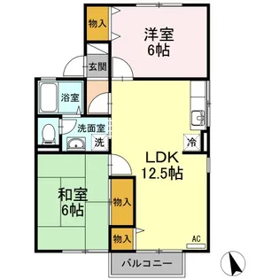 シャルマンM【2階】の間取り