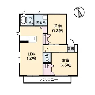アビタシオン長野 C棟【1階】の間取り