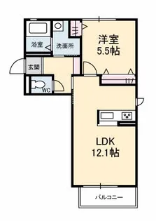 フローラルGREEN B棟【2階】の間取り