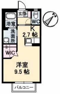 シャーメゾンNONNON【2階】の間取り