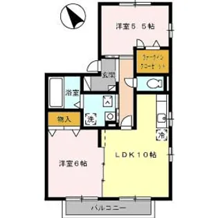 ウィルモア栄徳【2階】の間取り