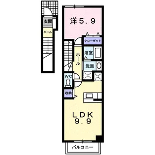 メゾン ド ピーノ【2階】の間取り