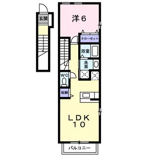 プリムローズ【2階】の間取り
