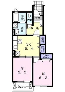 シュトラール Ⅳ【1階】の間取り