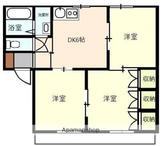 オーチャード A【2階】の間取り