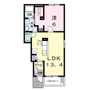 ビオーラ糸米【1階】の間取り