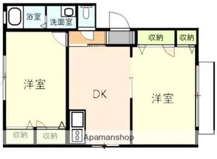 サンライズ21 B【1階】の間取り
