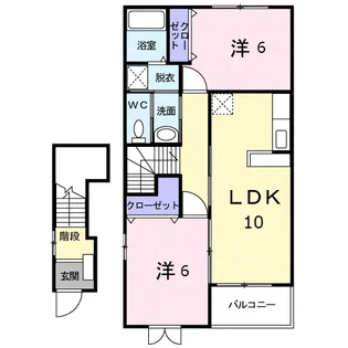ラークヒル【2階】の間取り