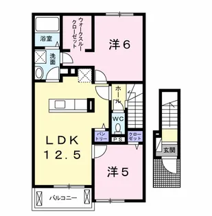 ハイマート ライツⅡ【2階】の間取り