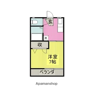 メゾン M B【1階】の間取り