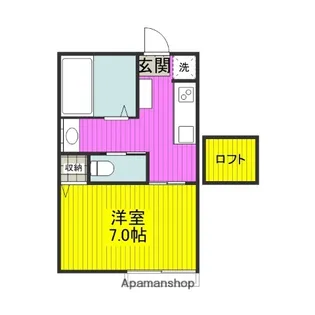 グランドメゾン泉【2階】の間取り