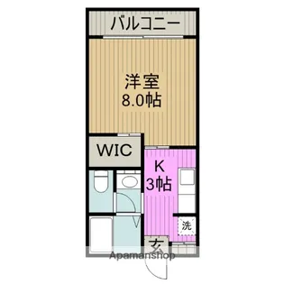 セフィラNY【1階】の間取り