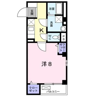 ダイトウ パレス ピースフルⅡ【2階】の間取り