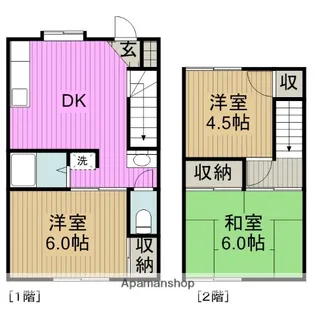 ラ アマルフィ【1階】の間取り