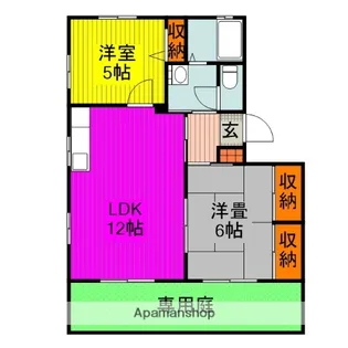 フォーレススピカ【1階】の間取り