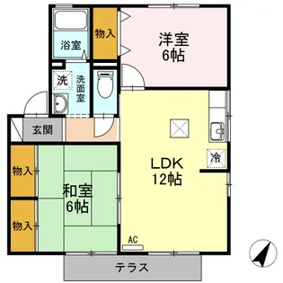シャルム U【1階】の間取り