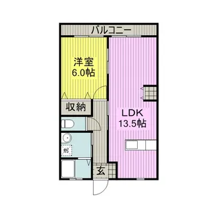 花 花【1階】の間取り