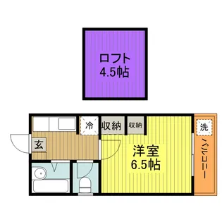 ラフォーレ大市【2階】の間取り