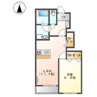 ウィング【1階】の間取り