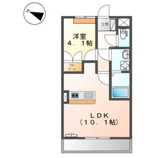 アルバ【1階】の間取り