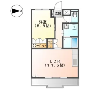 レーベンヒル【2階】の間取り