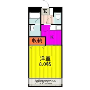 グリーンプラザ糸米【4階】の間取り