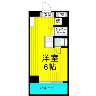 K’SB一の坂【5階】の間取り
