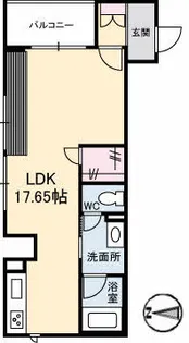 シャーメゾンステージ新山口駅前 A棟【2階】の間取り