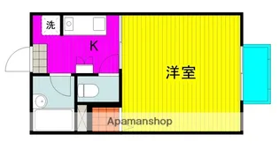 ふじハイツ6【2階】の間取り