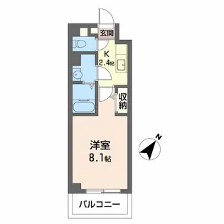 JRBハイツ湯田【3階】の間取り